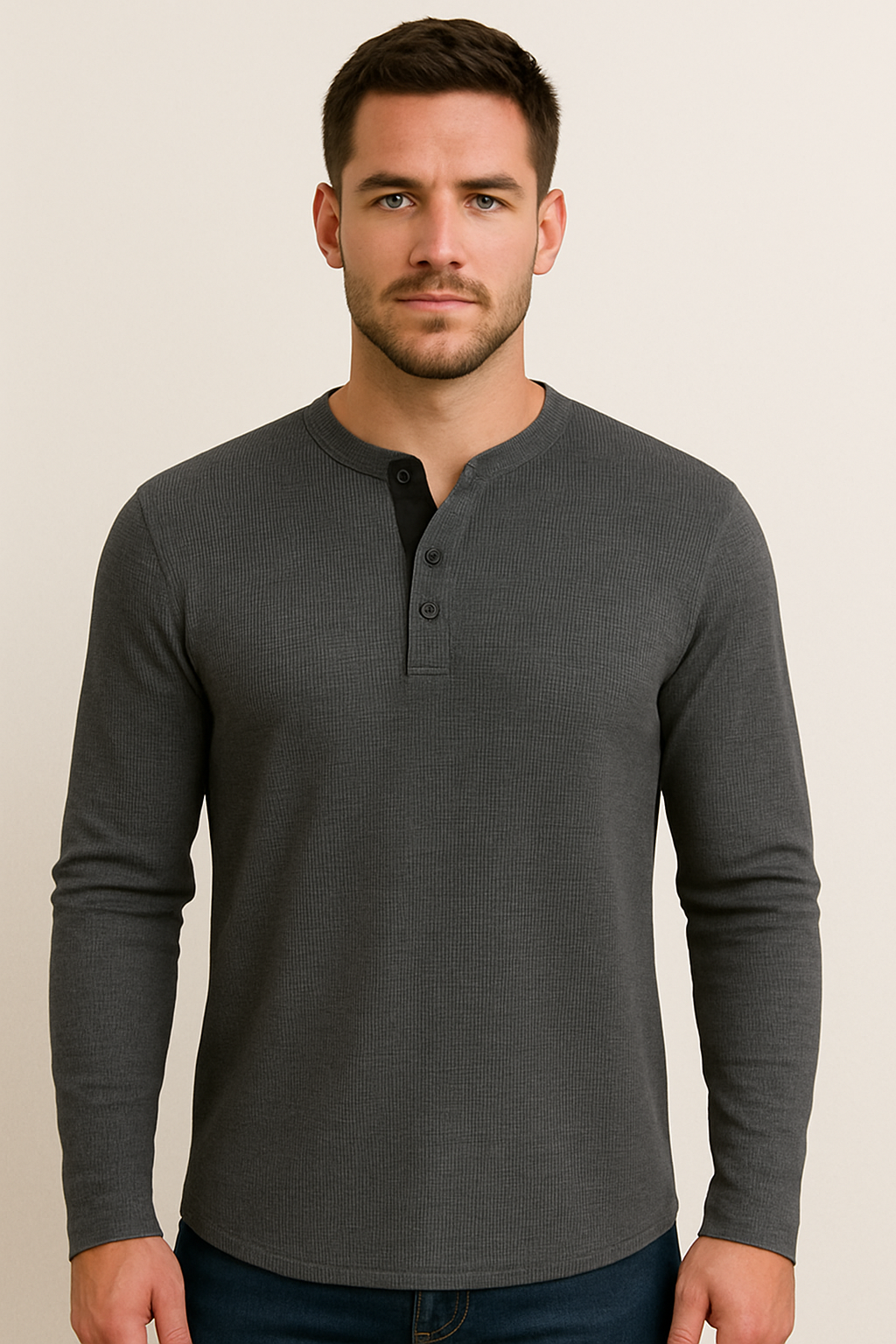 Slim Fit T-shirt met lange mouwen